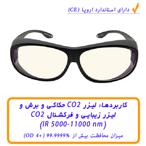 عینک مناسب لیزر CO2 با استاندارد اروپا